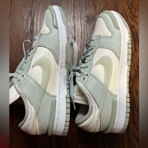 BRAND NEW Nike Light Gray and White Athletic Shoes